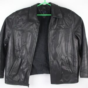Genuine Leather Tommy Hilfiger Jacket Size XXL
